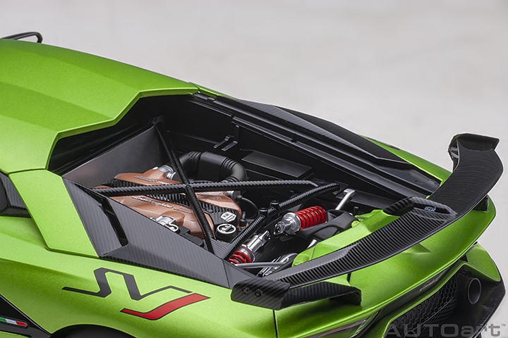 Miniature Autoart 1/18 - Lamborghini Aventador J - Verte - Diecast - Occasion